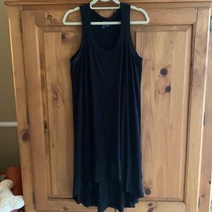 Anthropologie Left of Center Black Cotton Dress Size M